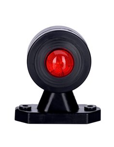 Buzina LED LD 364 de braço curto, mãos-livres, 12/24V, homologada para R1 A.