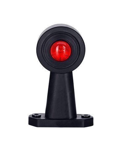 Cuerno LED de gálibo, LD 365, brazo largo, sin mano, 12/24V homologado R1 A