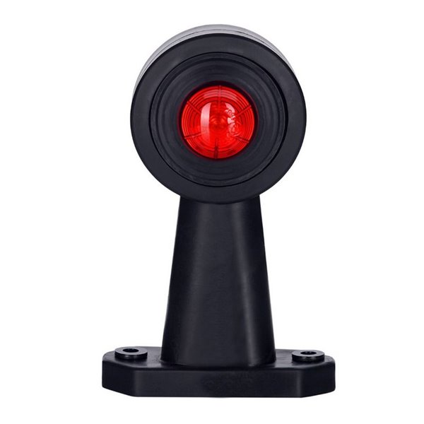 Cuerno LED de gálibo, LD 365, brazo largo, sin mano, 12/24V homologado R1 A