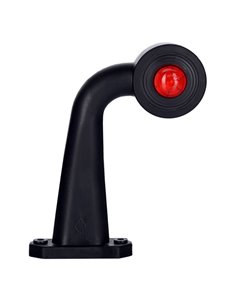 Avertisseur sonore de gabarit à DEL LD 366, bras long, 12/24 V, homologué R1 A, droite/gauche