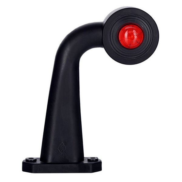 Cuerno LED de gálibo LD 366, brazo largo, 12/24V homologado R1 A derecho/izquierdo