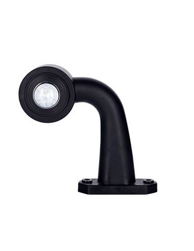 Avertisseur sonore de gabarit à DEL LD 367, bras long en forme de L, homologué R1 A 12/24 V, droite/gauche