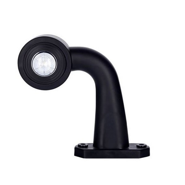 Cuerno LED de gálibo LD 367, brazo largo en L, 12/24V homologado R1 A derecho/izquierdo