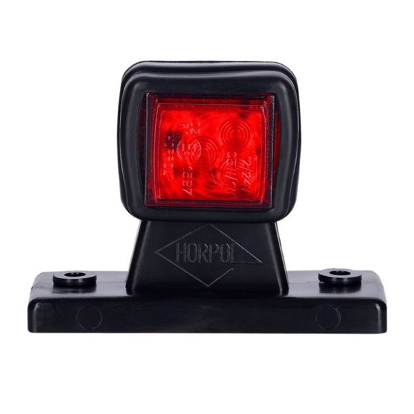 Klaxon LED carré court et droit LD 450, 12/24 V, homologué R1 et A, IP68