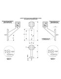 Cuerno LED cuadrado LD 433 brazo corto, 12/24V homologado R1 y A IP68
