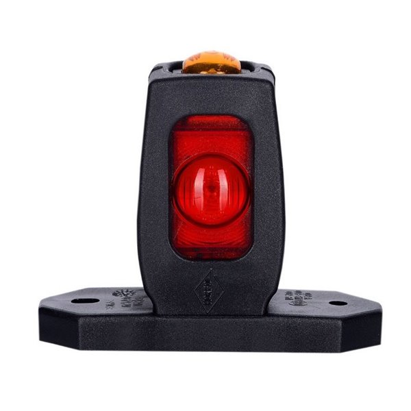 Cuerno LED 3 funciones, brazo corto 12/24V homologado R1, SM1 y A IP68