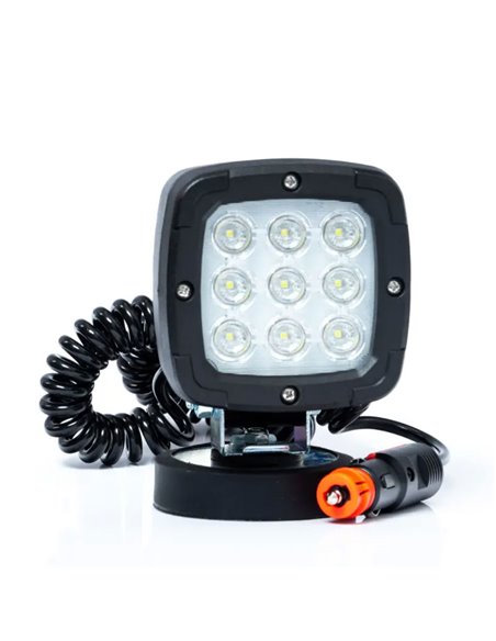 Faro de trabajo LED magnético 3m FT-036 LED MAG M30, 15W 1300Lm, 12/24V, ADR R10 E9