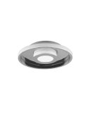 Plafón LED para baño moderno de diseño Ascari cromo 28 W 3200 lm 3000 K IP44 regulable