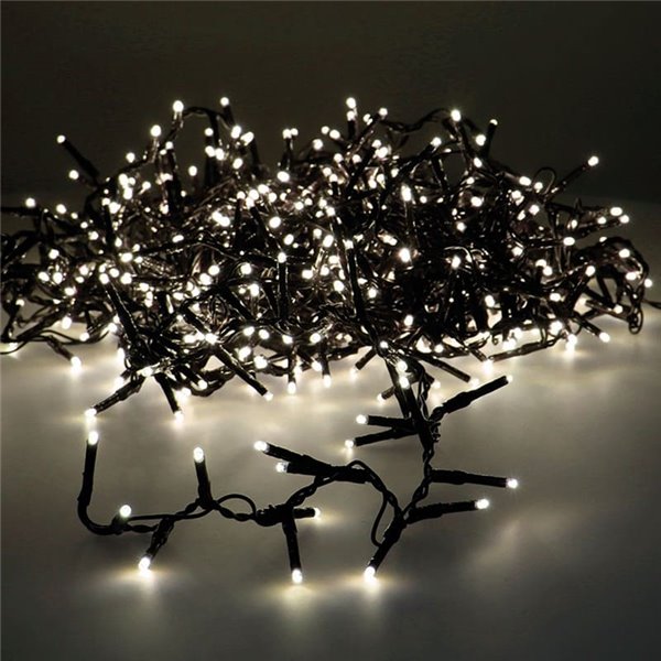 Guirnalda LED XL de Navidad blanco cálido 8 funciones - 11 metros