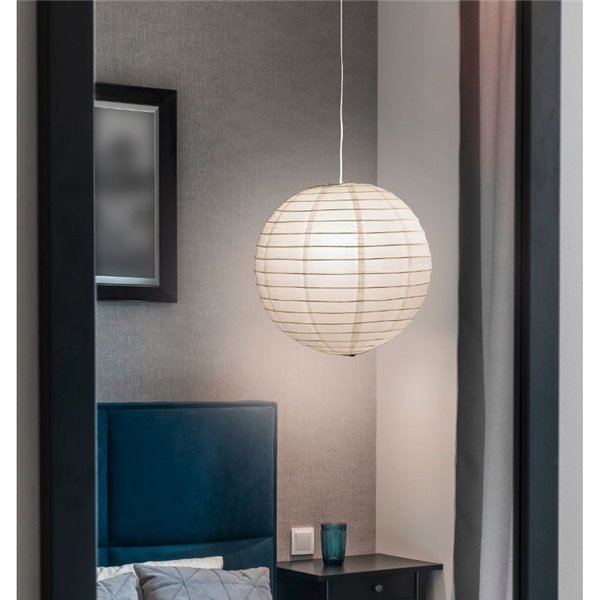 Abat-jour en papier pour plafonnier Ø40cm, ampoule en papier non incluse (1 x E27 max. 60W), IP20