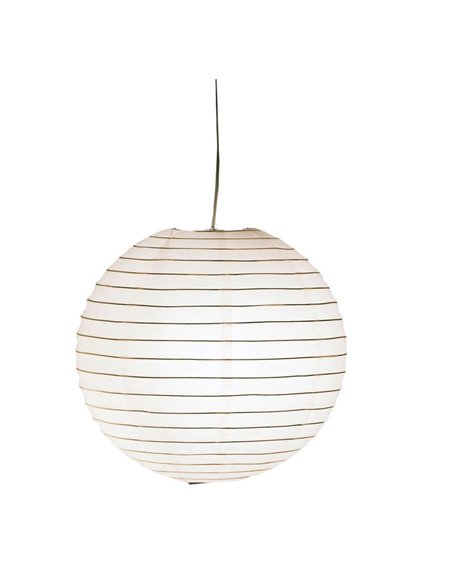 Abajur de papel para luminária de teto Ø40cm, lâmpada não inclusa. 1x E27 máx. 60W IP20