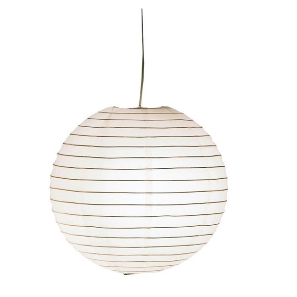 Abajur de papel para luminária de teto Ø40cm, lâmpada não inclusa. 1x E27 máx. 60W IP20