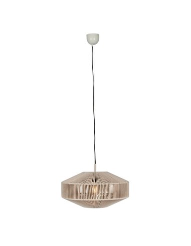 Plafonnier style bohème SVEA Ø46 cm, ampoule non incluse (1 x E27 max. 10 W), IP20, beige