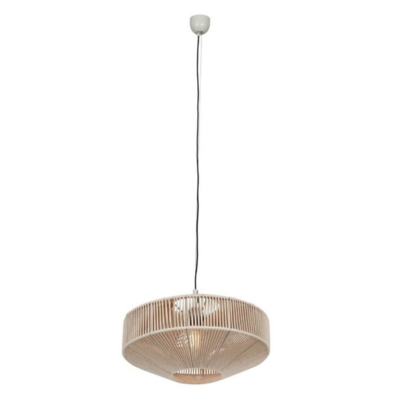 Lámpara de techo estilo boho SVEA Ø46cm bombilla excl. 1x E27 max. 10W IP20 Beige