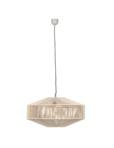 Suspension SVEA style bohème Ø61 cm, ampoule non incluse (1 x E27 max. 10 W), IP20, beige