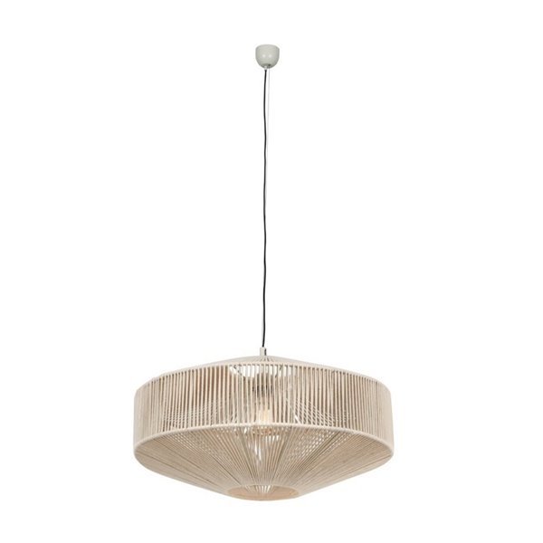 Lámpara colgante estilo boho SVEA Ø61cm bombilla excl. 1x E27 max. 10W IP20 Beige