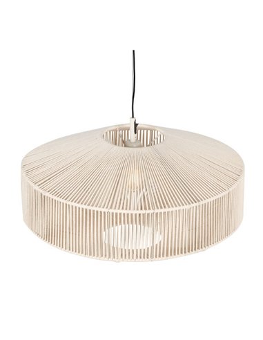 Lámpara colgante estilo boho SVEA Ø61cm bombilla excl. 1x E27 max. 10W IP20 Beige