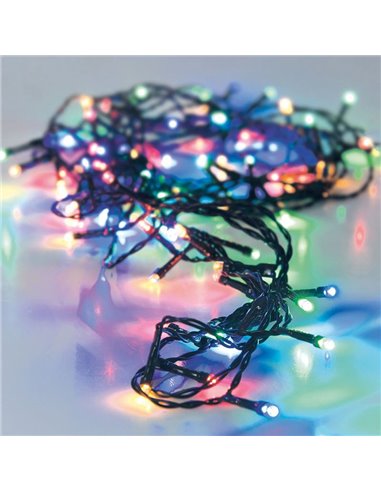 Guirnalda LED multicolor exterior 700 LEDS, tipo espino, 17m