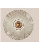 Plafón de techo estilo boho SVEA Ø46cm bombilla excl. 1x E27 max. 10W IP20 Beige