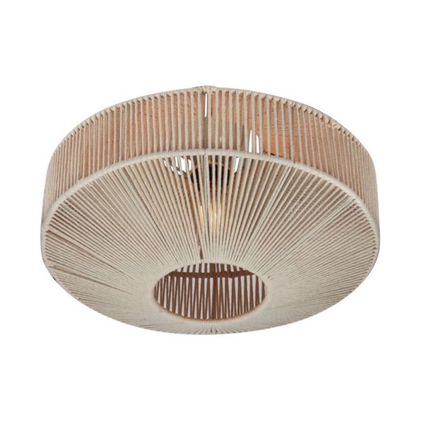 Plafón de techo estilo boho SVEA Ø46cm bombilla excl. 1x E27 max. 10W IP20 Beige