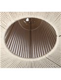 Plafón de techo estilo boho SVEA Ø46cm bombilla excl. 1x E27 max. 10W IP20 Beige