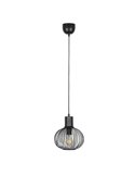 Lámpara colgante metálica Ø23cm GILA bombilla excl.1x E27 max. 10W IP20 Negro