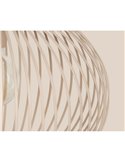Lámpara de techo 3 pantallas rejilla GILA bombillas excl. 3x E27 max. 10W IP20 Beige