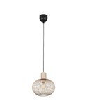 Lámpara colgante metálica Ø33cm GILA bombilla excl.1x E27 max. 10W IP20 Beige