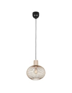 Lámpara colgante metálica Ø33cm GILA bombilla excl.1x E27 max. 10W IP20 Beige