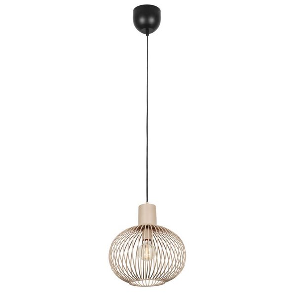 Lámpara colgante metálica Ø33cm GILA bombilla excl.1x E27 max. 10W IP20 Beige