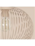 Lámpara colgante metálica Ø33cm GILA bombilla excl.1x E27 max. 10W IP20 Beige