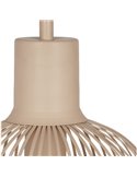 Lámpara colgante metálica Ø23cm GILA bombilla excl.1x E27 max. 10W IP20 Beige