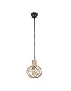 Suspension GILA en métal Ø23 cm, ampoule non comprise (1 x E27, 10 W max.), IP20, beige