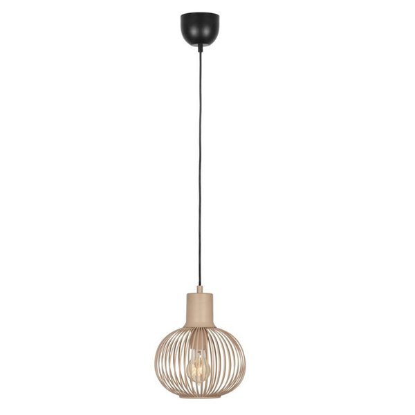 Lámpara colgante metálica Ø23cm GILA bombilla excl.1x E27 max. 10W IP20 Beige