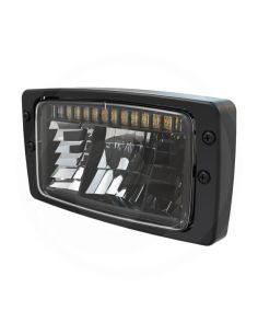 Faro LED rectangular 12/24V con luz de estacionamiento, cruce, diurna y carretera IP67/IP6K9K homologado 2