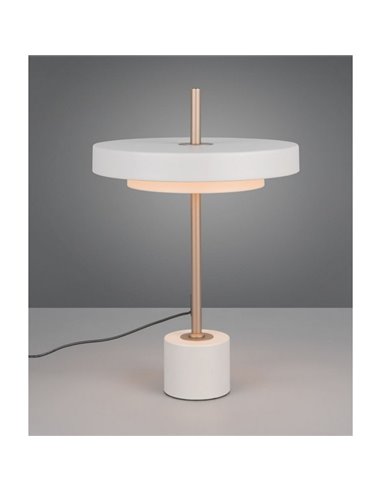 Lámpara de sobremesa LED KEATON 12W 1400lm, regulable 2300+3000+4000K IP20 Gris/bronce