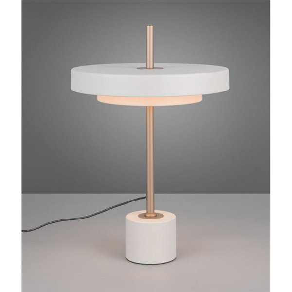 Luminária de mesa LED KEATON 12W 1400lm, dimerizável 2300+3000+4000K IP20 Cinza/Bronze