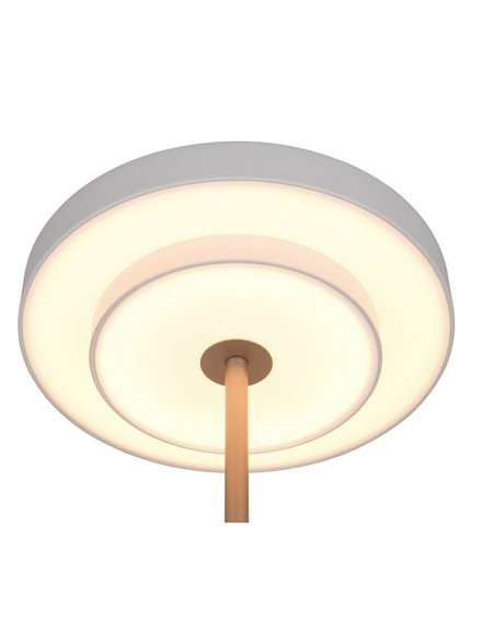 Lámpara de sobremesa LED KEATON 12W 1400lm, regulable 2300+3000+4000K IP20 Gris/bronce