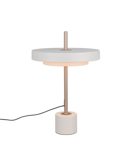 Lampe de table LED KEATON 12 W 1400 lm, intensité variable 2300 + 3000 + 4000 K, IP20, gris/bronze