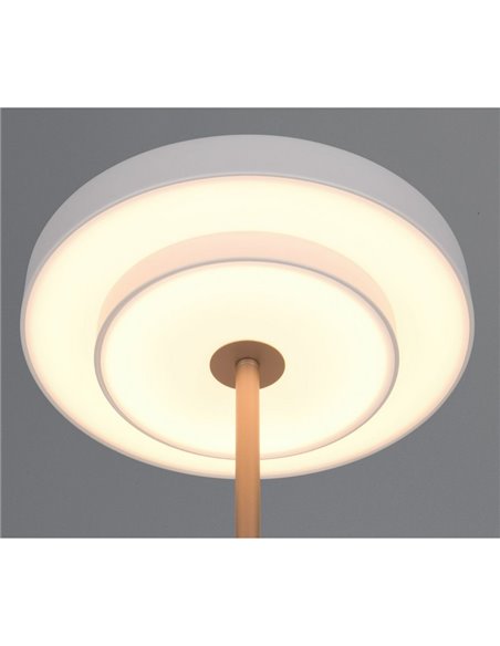 Luminária de mesa LED KEATON 12W 1400lm, dimerizável 2300+3000+4000K IP20 Cinza/Bronze