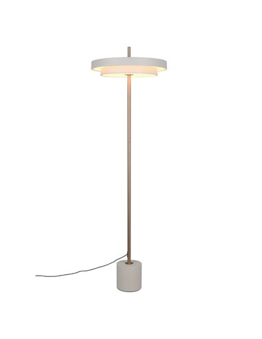 Lampadaire LED KEATON 21 W 2400 lm, intensité variable 2300 + 3000 + 4000 K, IP20, gris/bronze