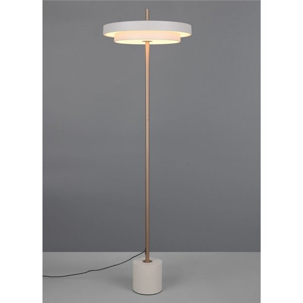 Lámpara LED de pie KEATON 21W 2400lm, regulable 2300+3000+4000K IP20 Gris/bronce