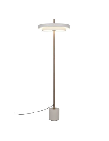 Lámpara LED de pie KEATON 21W 2400lm, regulable 2300+3000+4000K IP20 Gris/bronce