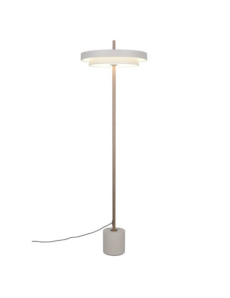 Lámpara LED de pie KEATON 21W 2400lm, regulable 2300+3000+4000K IP20 Gris/bronce