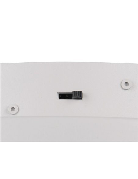 Luminária de teto LED KEATON 34,5W 4000lm com interruptor DIP, temperatura de cor 2300+3000+4000K, cinza/bronze