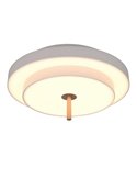 Plafón de techo LED KEATON 34,5W 4000Lm DIP SWITCH 2300+3000+4000K Gris/bronce