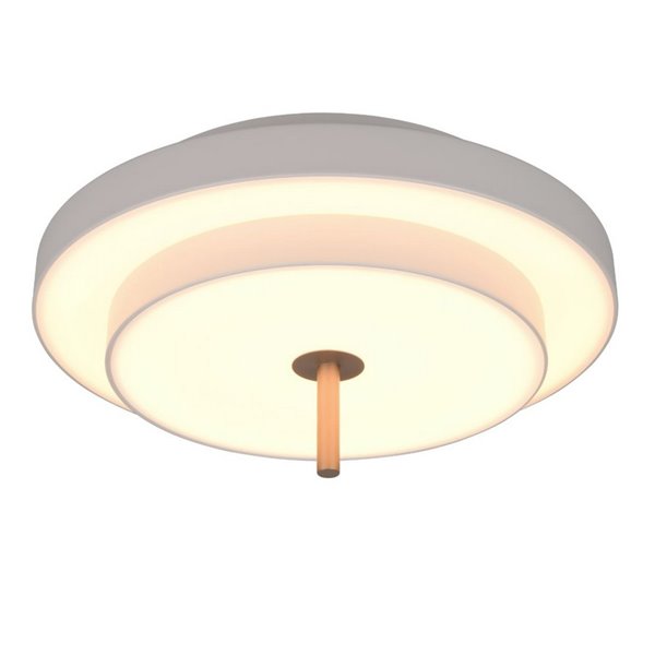 Plafonnier LED KEATON 34,5 W 4000 lm, interrupteur DIP, 2300 + 3000 + 4000 K, gris/bronze