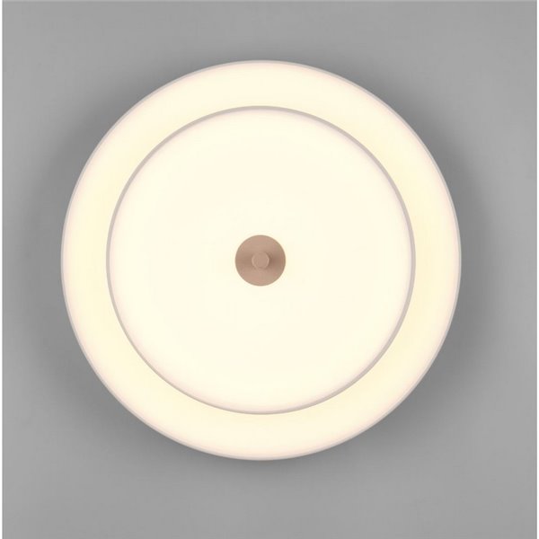 Luminária de teto LED KEATON 34,5W 4000lm com interruptor DIP, temperatura de cor 2300+3000+4000K, cinza/bronze