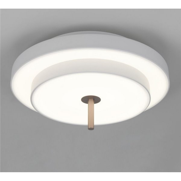 Plafonnier LED KEATON 34,5 W 4000 lm, interrupteur DIP, 2300 + 3000 + 4000 K, gris/bronze
