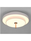 Plafón de techo LED KEATON 34,5W 4000Lm DIP SWITCH 2300+3000+4000K Gris/bronce